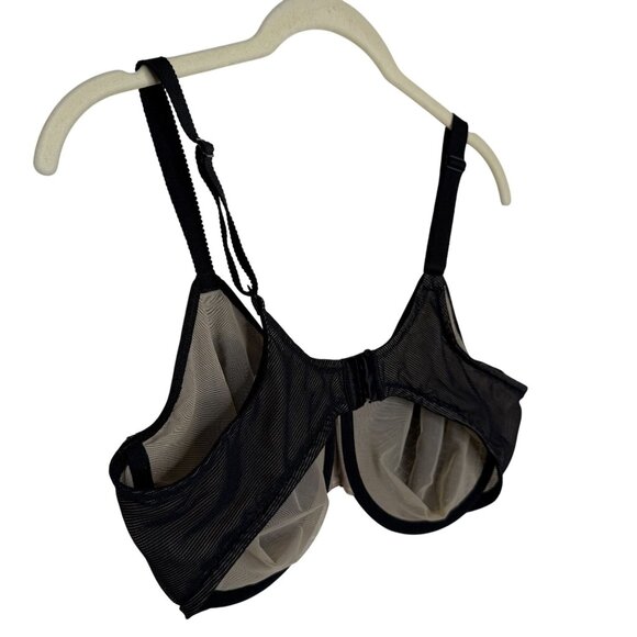 Wacoal Black Lace Underwire Bra, 38DD - Picture 3 of 5